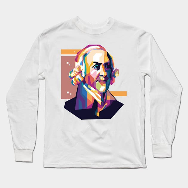 Adam Smith Long Sleeve T-Shirt by ESENTIAL-AF